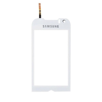 Сенсорное стекло (тачскрин) для Samsung Jet GT-S8000, S8003, белый