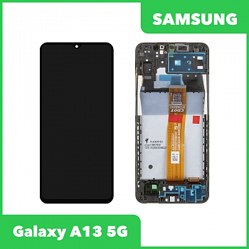 LCD дисплей для Samsung Galaxy A13 5G SM-A136 в сборе с тачскрином в рамке FLYCDI ORG (черный)