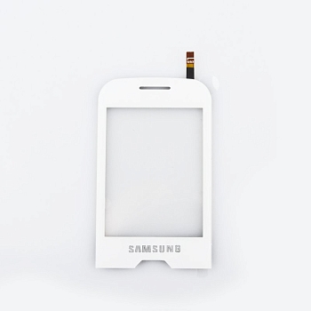 Сенсорное стекло (тачскрин) для Samsung Diva S7070 1-я категория, белый