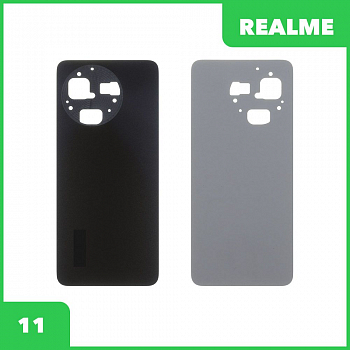 Задняя крышка для Realme 11 (RMX3636) (черный)