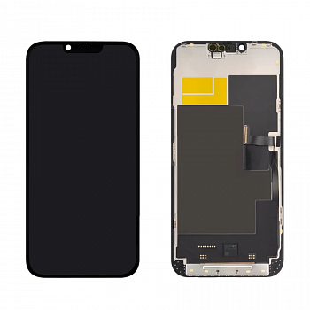 Дисплей для iPhone 13 Pro Max + тачскрин черный с рамкой (Premium)