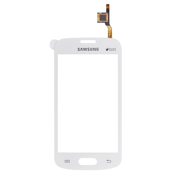 Сенсорное стекло (тачскрин) для Samsung Galaxy Star Pro (S7260, S7262) 1-я категория, белый