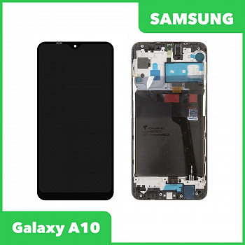 LCD дисплей для Samsung Galaxy A10 SM-A105 в сборе с тачскрином в рамке FLYCDI GSY (черный)