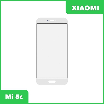 Стекло + OCA пленка для переклейки Xiaomi Mi 5C, белый