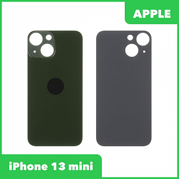 Задняя крышка для iPhone 13 mini с логотипом (зеленый)