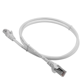 Патч-корд RJ45 - RJ45, 4 пары, FTP, категория 5е, 7 м, белый LSZH, LANMASTER, LAN-PC45/S5E-7.0-WH