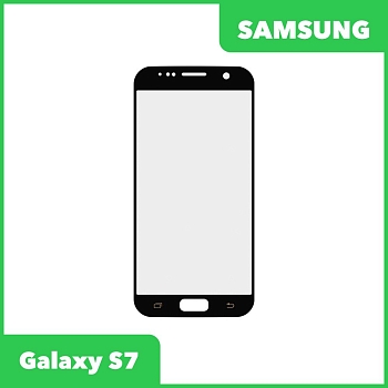 Стекло для переклейки дисплея Samsung Galaxy S7 (G930F), черный