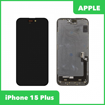 LCD дисплей для Apple iPhone 15 Plus с тачскрином (черный) original