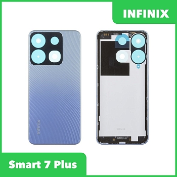 Задняя крышка для Infinix Smart 7 Plus (X6517) (синий)