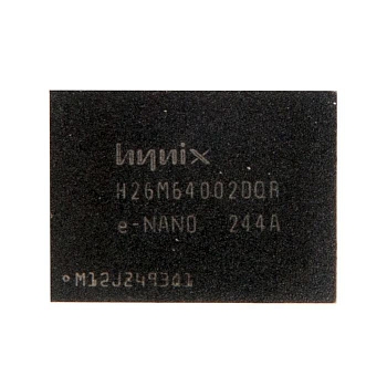 Микросхема E-NAND SK HYNIX H26M64002DQR 32GB с разбора нереболенная