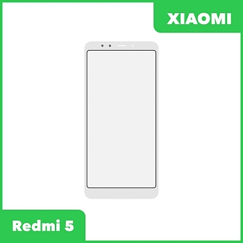 Стекло + OCA пленка для переклейки Xiaomi Redmi 5, белый