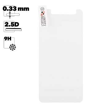 Защитное стекло "LP" для телефона Xiaomi Redmi 4 Tempered Glass 0.33 мм, 2.5D, 9H (ударопрочное)