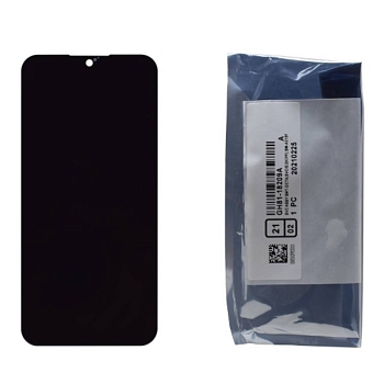 Дисплей Samsung A015F, M015F (A01, M01)+тачскрин (черный) сервисный ориг 100% узкий коннектор