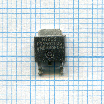 Микросхема n-MOSFET P75N02LDG TO-252 с разбора