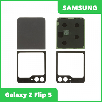 Задняя крышка для Samsung Galaxy Z Flip5 SM-F731 (черный)