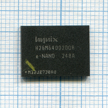 Микросхема E-NAND SK HYNIX H26M64002DQR 32GB