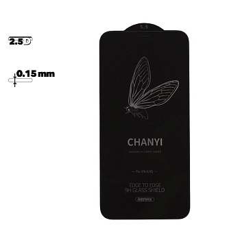 Защитное стекло Remax R-Chanyi Series Glass GL-50 для телефона Apple iPhone X, XS с рамкой, черное