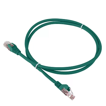 Патч-корд RJ45 - RJ45, 4 пары, FTP, категория 6A, 3 м, зеленый, LSZH, LANMASTER, LAN-PC45/S6A-3.0-GN