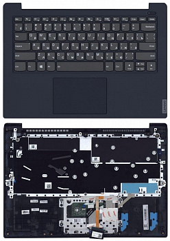 Клавиатура для ноутбука Lenovo IdeaPad S340-14 топкейс dark blue