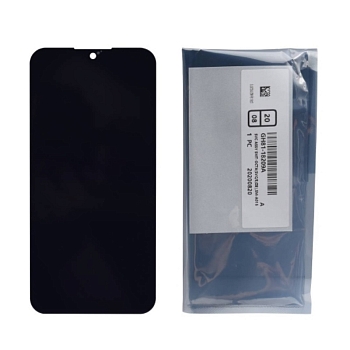Дисплей Samsung A015F, M015F (A01, M01)+тачскрин (черный) сервисный ориг 100% широкий коннектор