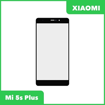 Стекло + OCA пленка для переклейки Xiaomi Mi 5S Plus, черный