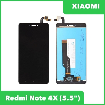 LCD дисплей для Xiaomi Redmi Note 4X в сборе с тачскрином (черный)