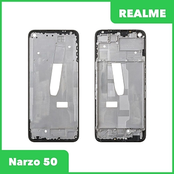 Рамка дисплея для Realme Narzo 50 (RMX3286) (черный)