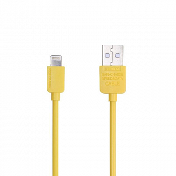USB кабель REMAX RC-06i Light Lightning 8-pin, 1м, TPE (оранжевый)