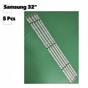 Светодиодная подсветка для телевизоров Samsung UE32F5000AK/UE32F4000 D2GE-280SC0-R3 (комплект 5 шт.)