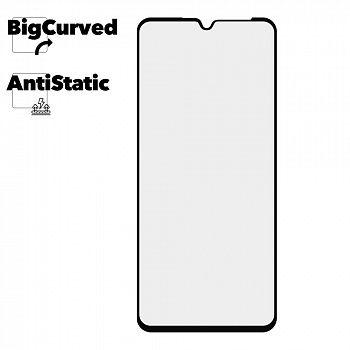 Защитное стекло для телефона Samsung Galaxy A05s Super max Anti-static big curved glass