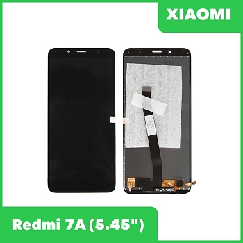 LCD дисплей для Xiaomi Redmi 7A в сборе с тачскрином (черный)