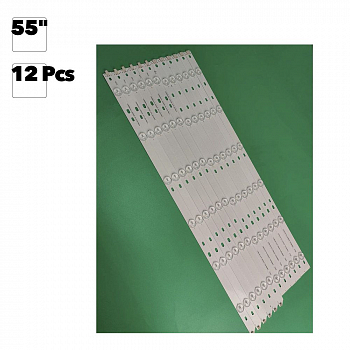 Светодиодная подсветка для телевизоров 55" SVJ550AB9-Rve01-Type-6LED (комплект 12 шт.)