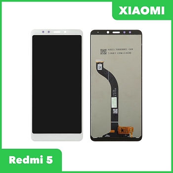LCD дисплей для Xiaomi Redmi 5 в сборе с тачскрином (белый)
