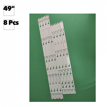 Светодиодная подсветка для телевизоров 49" SVY490A23-REV00-150233 (комплект 8 шт)