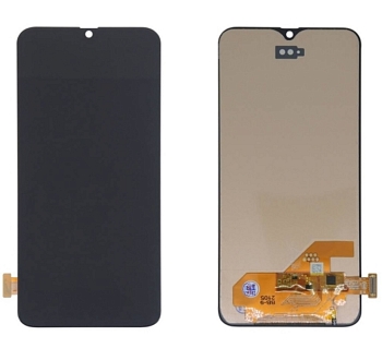 Дисплей Samsung A405FM, DS (A40)+тачскрин (черный) In-Cell