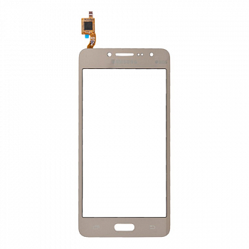 Сенсорное стекло (тачскрин) для Samsung Galaxy J2 Prime (G532F), золотой
