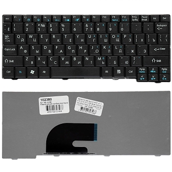 Клавиатура для ноутбука Acer Aspire One A110, A150, D250, ZG5, черная