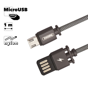 USB кабель Remax Dominator Series Cable RC-064m MicroUSB, черный