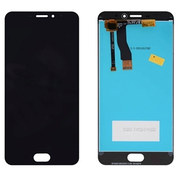 Дисплей Meizu M5 Note (M621h)+тачскрин (черный)
