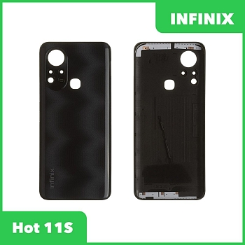 Задняя крышка для Infinix Hot 11S (X6812B) (черный)