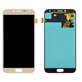 Дисплей для Samsung J400F Galaxy J4 (2018) + тачскрин (золото) (OLED)