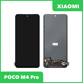 LCD дисплей для Xiaomi POCO M4 Pro в сборе с тачскрином, Incell TFT (черный)