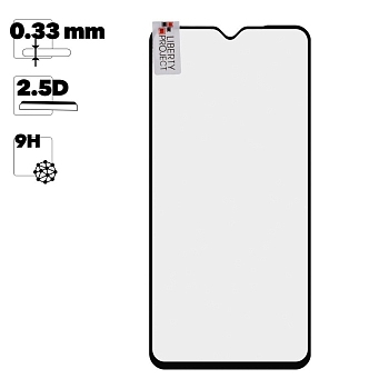 Защитное стекло "LP" для телефона Xiaomi Redmi 8 Thin Frame Full Glue Glass, черное