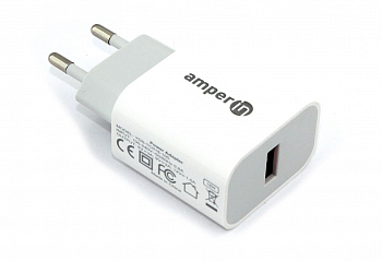 Блок питания (сетевой адаптер) Amperin Quick Charge 3.0 USB 5V/3A,9V/2A,12V/1.5A 18W (YDS-TC018-100)