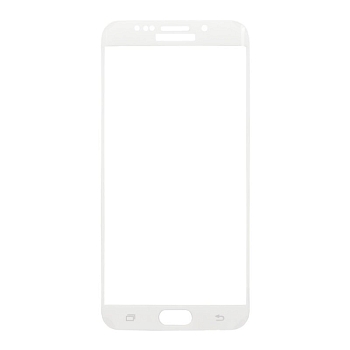 Защитное стекло Tempered Glass 3D для телефона Samsung Galaxy S6 Edge Plus (G928F), белое