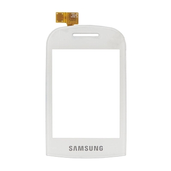 Сенсорное стекло (тачскрин) для Samsung B3410, белый