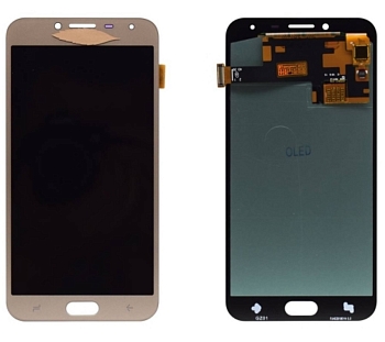 Дисплей Samsung J400F (J4 2018)+тачскрин (золото) OLED