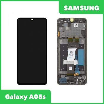 Дисплей для Samsung Galaxy A05s SM-A057F в сборе GH81-24364A/24365A (черный) 100% оригинал