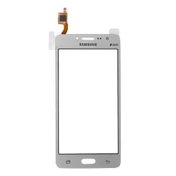 Сенсорное стекло (тачскрин) для Samsung Galaxy J2 Prime (G532F), серебро