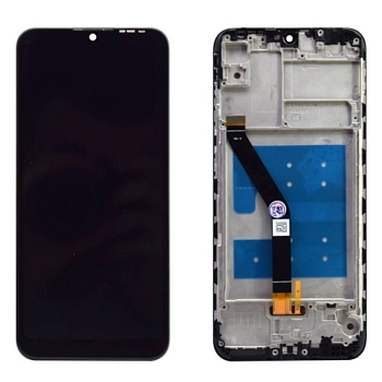 Дисплей Huawei Honor 8A, 8A Pro, 8A Prime (JAT-LX1, JAT-LX8) в рамке (черный)
